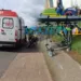 Idoso é atropelado e sofre fratura exposta na perna