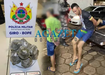 Polícia Militar prende homem com drogas e apreende menor de 15 anos em Rio Branco