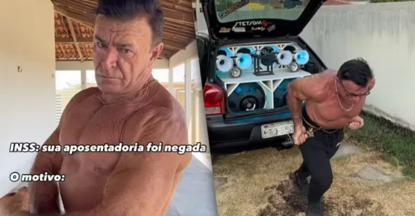 Vovô 'maromba' choca web ao mostrar exercícios extremos, como puxar carros: 'Terror do INSS'