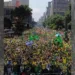Vídeos: apoiadores lotam a Avenida Paulista em ato pró-Bolsonaro
