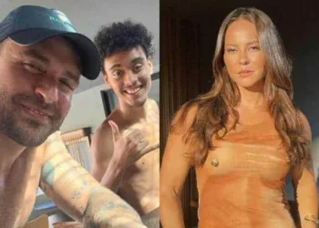 Diogo com Davi Nogueira e Paolla Oliveira – Foto: Instagram
© Fornecido por Areavip