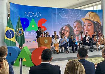 Presidente Lula anunciou, nesta quarta-feira, 7, os projetos contemplados por meio do Novo PAC Seleções. Investimentos, neste ano, serão de R$ 23 bilhões, em todo o país. Foto: Wesley Moraes/Seplan