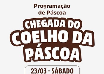 Via Verdade Shopping celebra abertura da Páscoa com caça aos Doces e chegada do Coelho