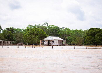 Cota de transbordamento na cidade é de 9,50 metros. Foto: Josciney Bastos/Secom