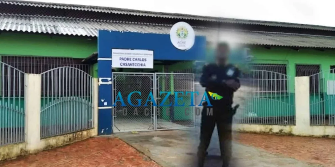 Bandidos armados invadem escola, rendem vigilante e roubam arma