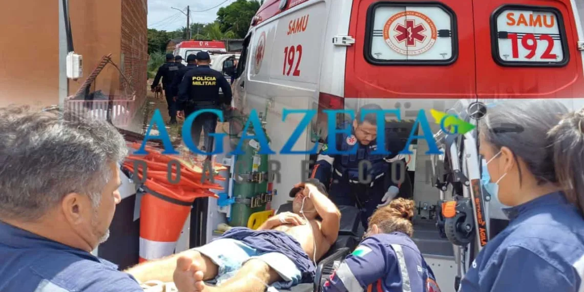 Homem é baleado em tiroteio e só pede ajuda horas depois por medo de morrer