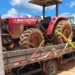 Polícia Civil recupera trator e motocicleta roubados em operação conjunta com a Bolívia