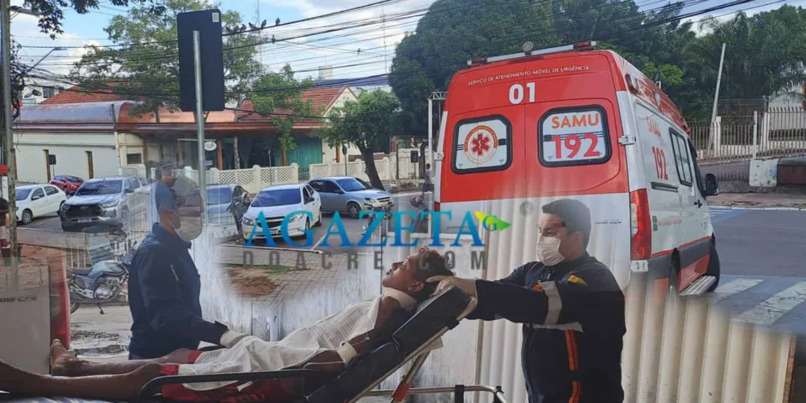 Jovem em situação de rua é esfaqueado enquanto dormia no Centro de Rio Branco