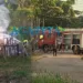 Casa abandonada pega fogo no Bairro da Paz, em Rio Branco