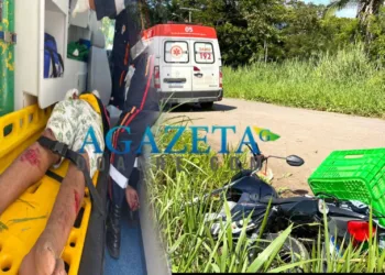 Colisão entre motocicletas deixa homem gravemente ferido em Rio Branco