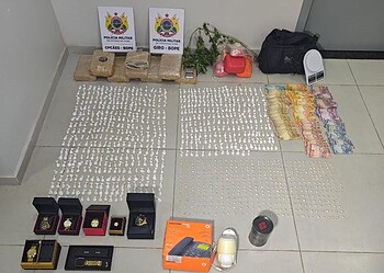 Forças de segurança apreendem 13 quilos de entorpecentes no Montanhês