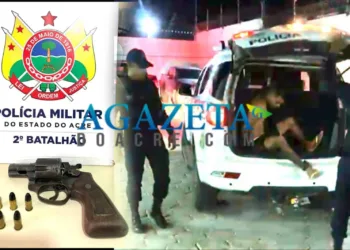 Homem é preso portando arma de fogo e munições no Taquari