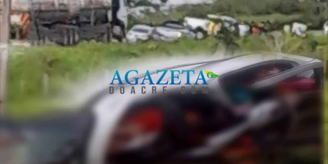 Taxista morre em acidente gravíssimo na rodovia que liga Acre e Rondônia; outras pessoas estavam no veículo