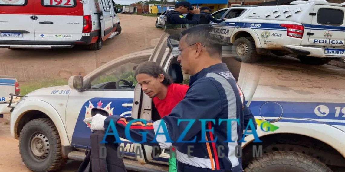 Homem tem vísceras expostas após ser esfaqueado pela própria esposa em Rio Branco