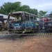 Veículos pegam fogo em pátio de secretaria de Rio Branco