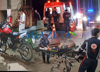Motociclista tem fratura exposta após colisão com carro em Rio Branco
