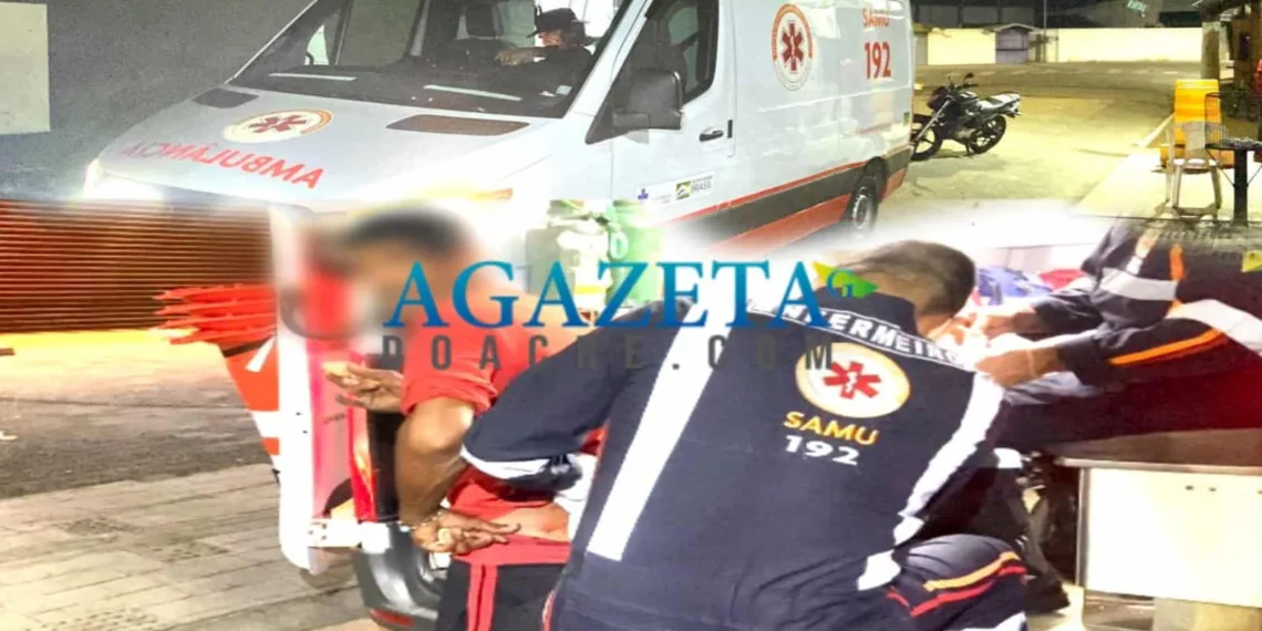 Homem em situação de rua é esfaqueado e acusa vigilante de comércio próximo ao Terminal Urbano