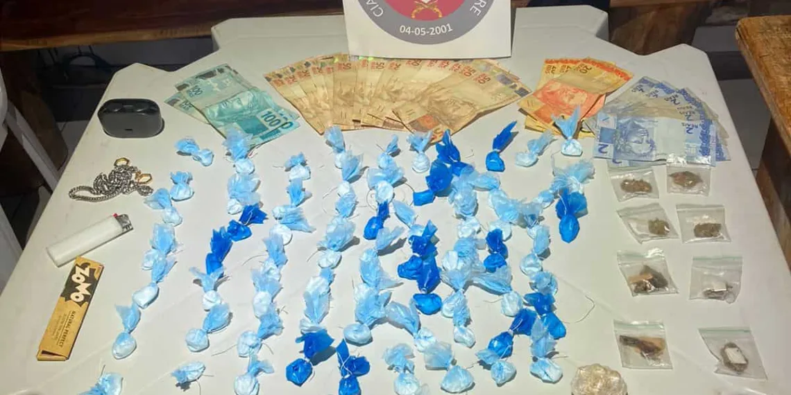 Em Porto Acre Polícia Militar aprende entorpecentes