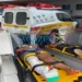 Colisão entre motos deixa quatro pessoas feridas na Estrada do Quixadá