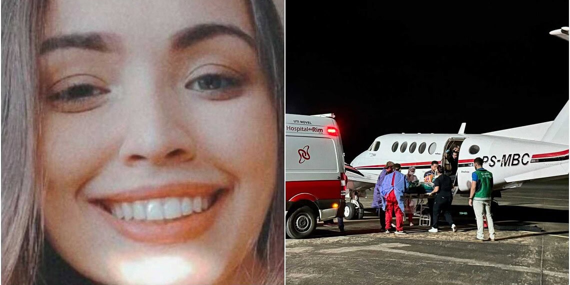 Sobrevivente de queda de avião no Acre é transferida para hospital de Manaus