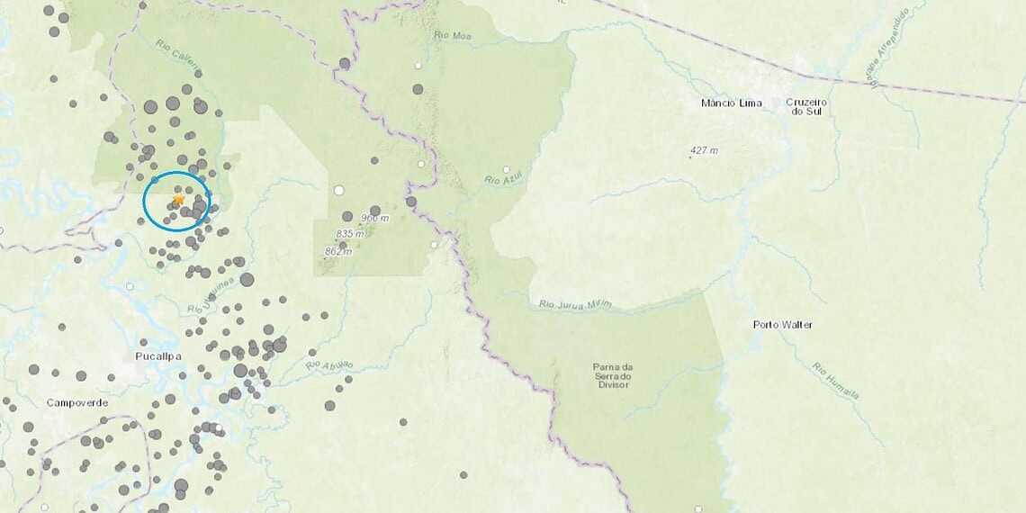 Terremoto de magnitude 5.1 no Peru é sentido em cidade do Acre; segundo em menos de 24 horas