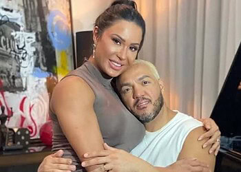 'Onde existe amor, ainda existe esperança', diz Belo no Domingão com Huck