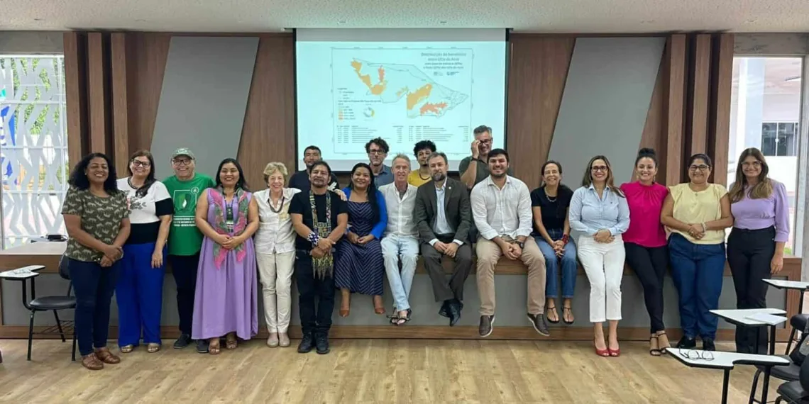 Encontro permitiu acompanhar o progresso do projeto e discutir um modelo para o Estado sobre repartição de benefícios. Foto: cedida