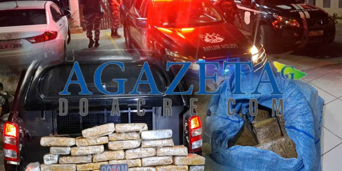 Mais de 25 quilos de droga são apreendidos em bairro de Rio Branco