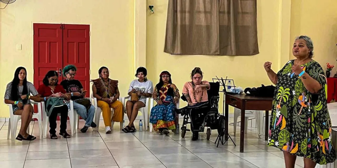 Mulheres da Floresta - Encontros de Saberes, Lutas e Resistências realizado na Semana Chico Mendes 2023 (Fotos: @damascenofernanda__)