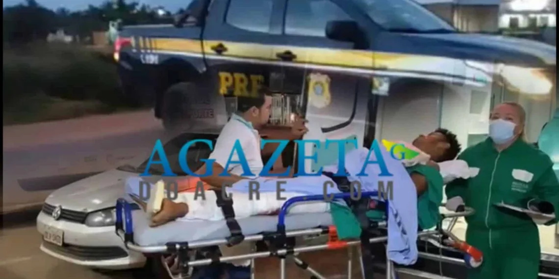 Homem sofre traumatismo craniano em acidente grave na BR-364