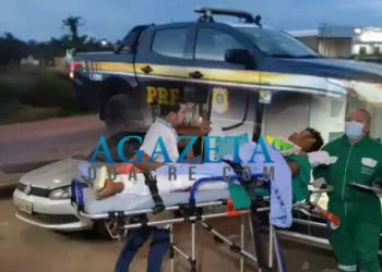 Homem sofre traumatismo craniano em acidente grave na BR-364