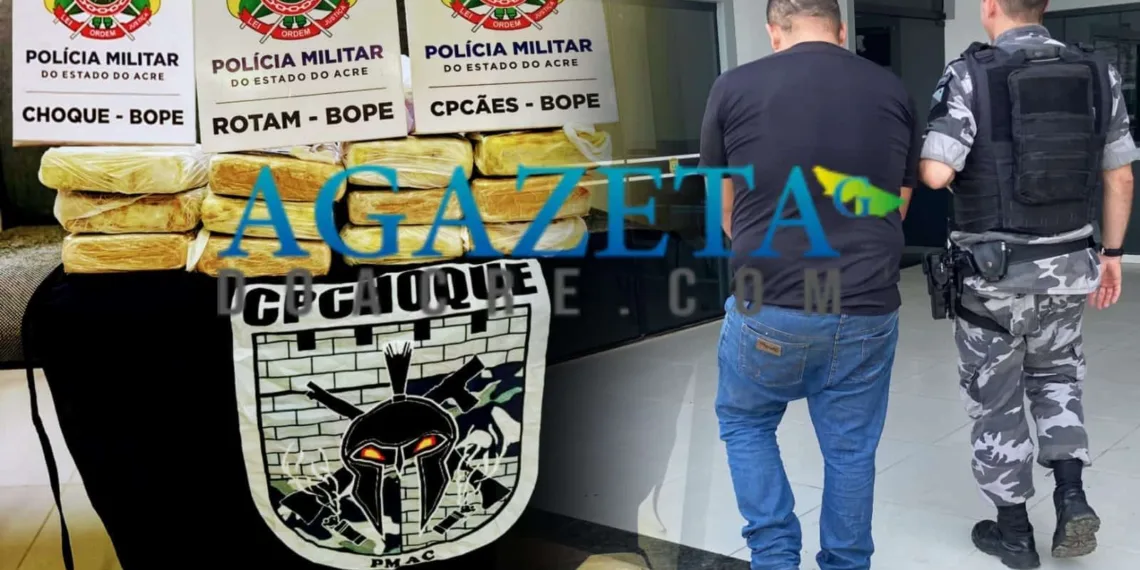 Homem é preso com mais 10 quilos de maconha em bairro de Rio Branco