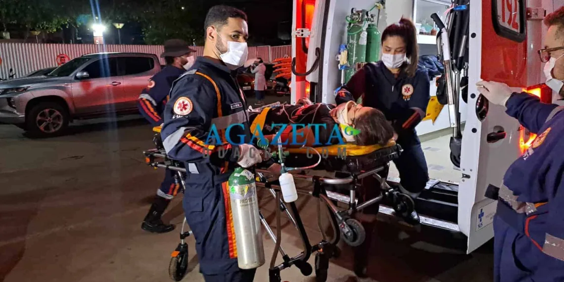 Ciclista fica gravemente ferida após bater em buraco na estrada do Quinari