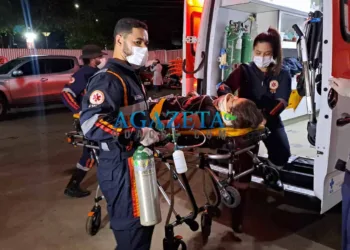 Ciclista fica gravemente ferida após bater em buraco na estrada do Quinari