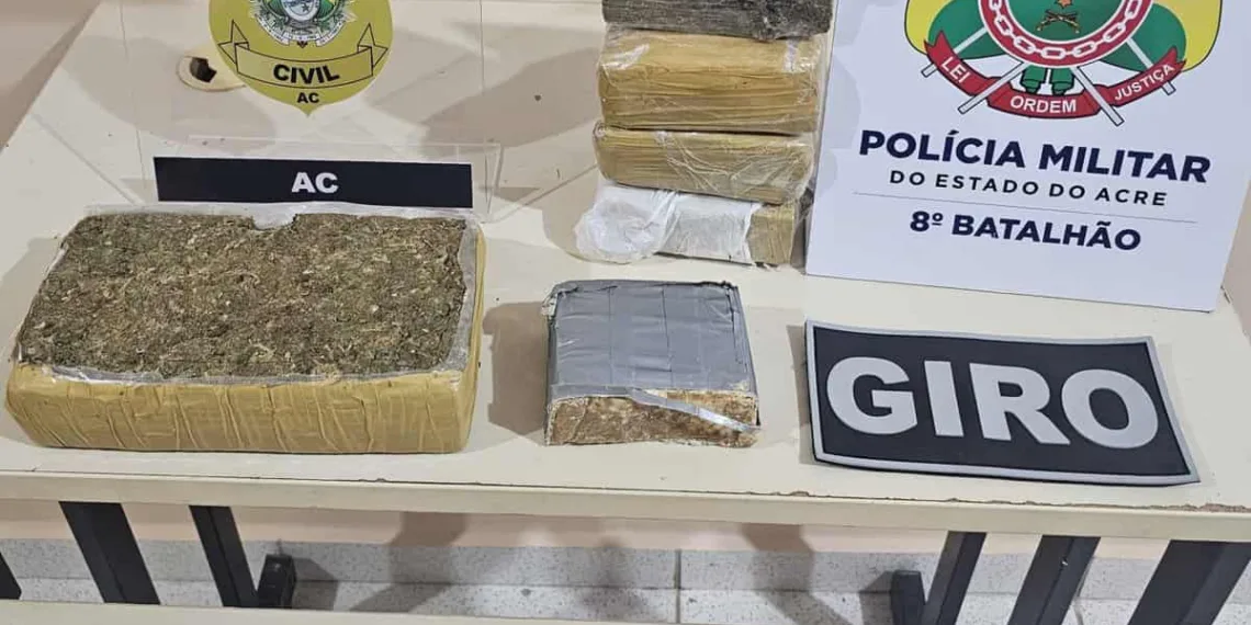 Apreensão de drogas no Acre gera prejuízo de mais de R$ 40 mil aos criminosos