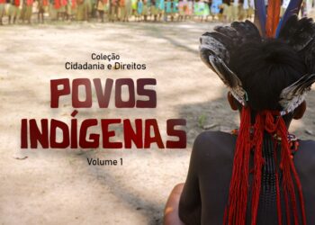 1º Volume da Coleção Cidadania e Direitos - Povos Indígenas da  Defensoria Pública do Estado do Acre. Arte: Hudson Gomes