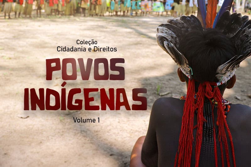 1º Volume da Coleção Cidadania e Direitos - Povos Indígenas da  Defensoria Pública do Estado do Acre. Arte: Hudson Gomes