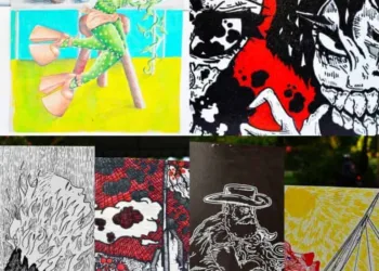 Obras revelam diversidade de estilos dos jovens artistas. Foto: Altino Machado/FEM