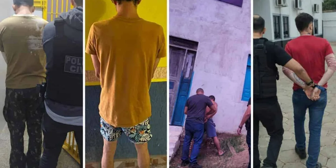 Mais de 10 suspeitos de abusos sexuais foram levados à delegacia. Foto: cedida