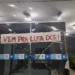 Registro da manifestação do DCE (Foto: Cedida)
