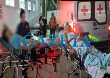 Duas pessoas dão entrada no PS após colisão grave no interior do Acre