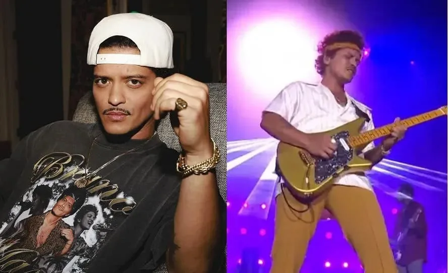 Após sucesso no The Town, Bruno Mars marca quatro shows no Brasil em 2024 — Foto: Reprodução