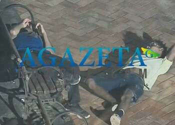 Homem é furtado enquanto dorme em banco da Praça da Revolução; câmeras registram tudo