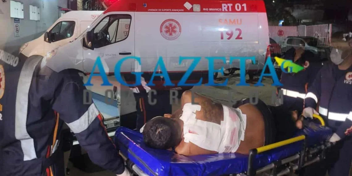Casal é ferido a tiros por criminoso em bairro de Rio Branco