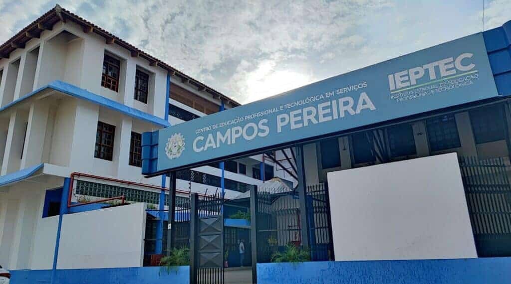 Cept Campos Pereira, em Rio Branco, local de matrículas e onde acontecerá o curso. Foto: Ascom/Ieptec