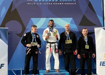 Cláudio Peteleco, campeão europeu de jiu-jítsu — Foto: Arquivo pessoal/Cláudio Peteleco