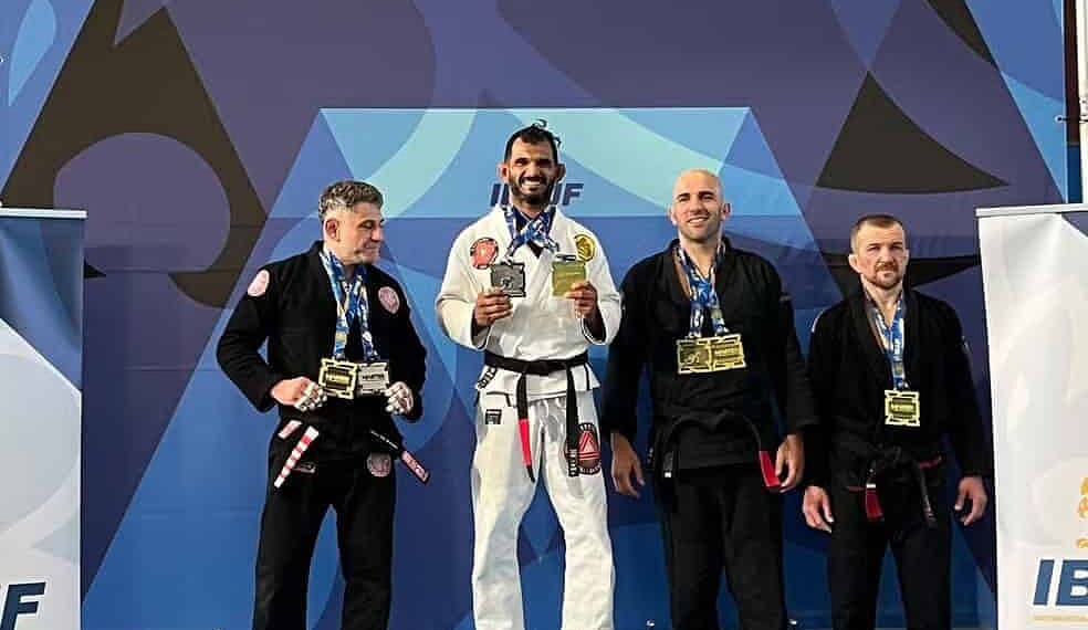Cláudio Peteleco, campeão europeu de jiu-jítsu — Foto: Arquivo pessoal/Cláudio Peteleco