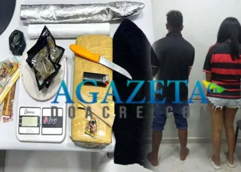 Após denúncia, casal do tráfico é preso na capital acreana