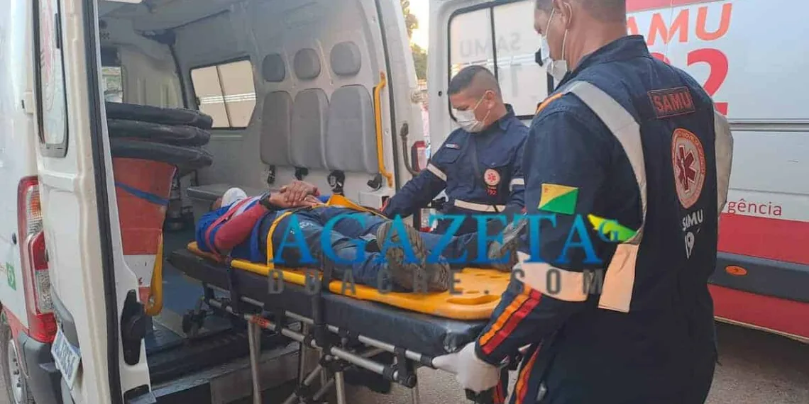 Trabalhador tem corte grave no pescoço durante limpeza de ruas em Rio Branco