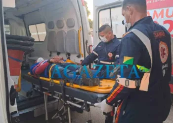 Trabalhador tem corte grave no pescoço durante limpeza de ruas em Rio Branco